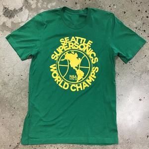 1979 Seattle Super Sonics Tee World Champs Shirt Tee